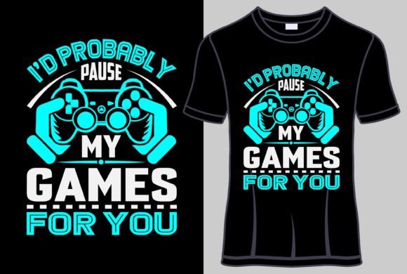 A Guide to Gaming Quotes Typography T-Shirt Design