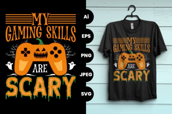 A Halloween Gaming Design for Merchandise