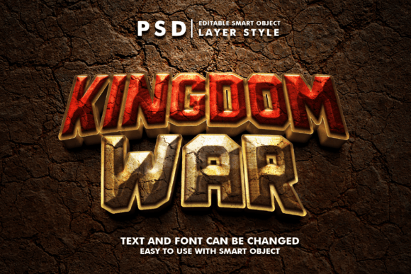 An Editable Gaming Text Effect for Adobe Photoshop