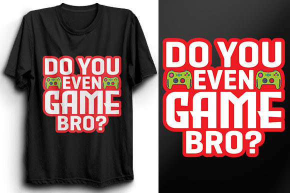 Elevate Your Merch with Gaming T-Shirt Design 68