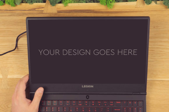 Elevate Your Presentation with Gaming Laptop Mockup 45