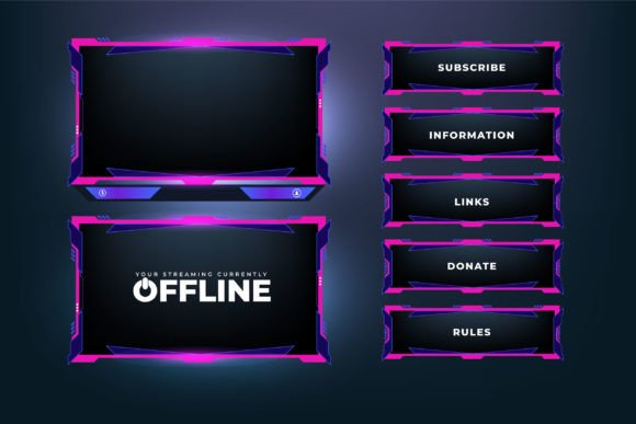 Elevate Your Stream: The Power of a Live Gaming Overlay Template Vector