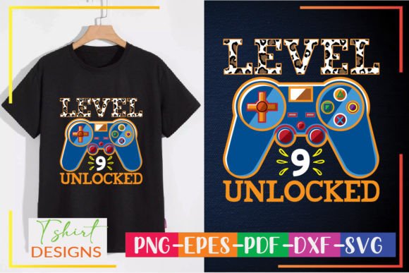 From Pixel to Print: The Art and Utility of the Level 9 Unlocked Gaming T-Shirt Design