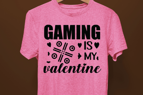 Gaming is My Valentine SVG Design: A Modern Creative Asset for Print and Merchandise
