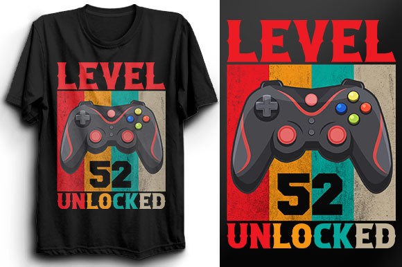 Gaming T-Shirt Design 44: Your Go-To Digital File for Fan Culture