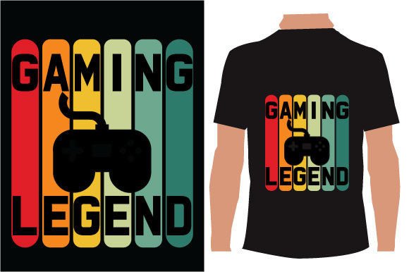 The Design Engine: Why a Gaming Legend T-shirt Template is More Than Just a Graphic