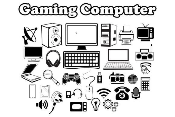 The Digital Toolkit: Unpacking Gaming Computer Elements Vector Art