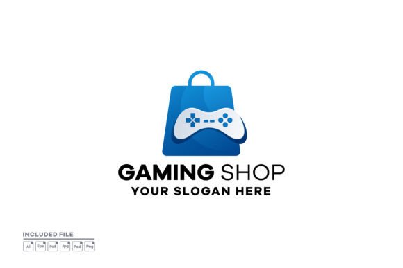 The Gaming Shop Gradient Logo Template: A Tool for Modern Branding