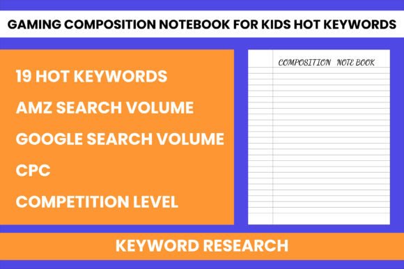 The Missing Piece in Your Amazon KDP Puzzle: Gaming Composition Notebook Keywords