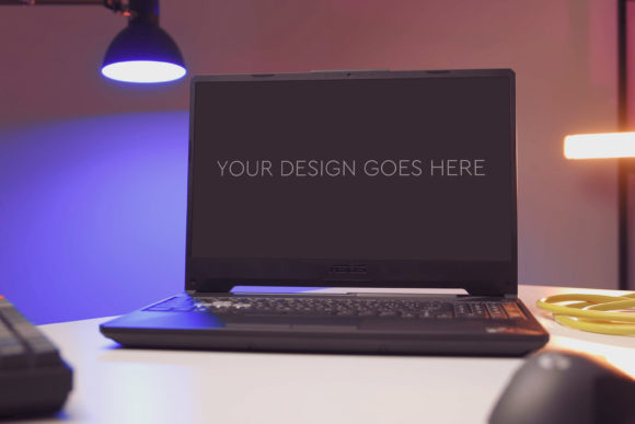 The Modern Designer's Toolkit: Elevating Presentations with Gaming Laptop Mockup 20