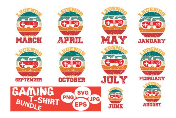 Your Ultimate Gaming T-Shirt Design SVG Bundle